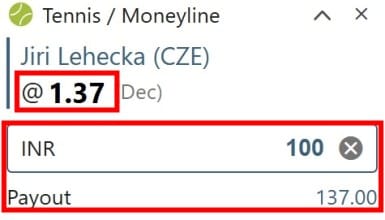 การพนันเดิมพันเรียนรู้อัตราต่อรองกับตัวอย่าง